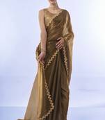  Lace Work Green Jimmy Choo c Heavy Looks Partywear Saree