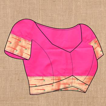 Soft Paithani Silk Blend Saree With Zari Weaving Pallu  & Border With Silk Weaving Blouse |Brand| 5