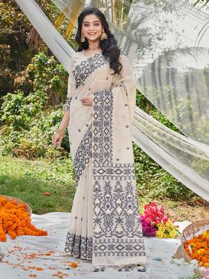 Krithika Cotton Casual  Wear Saree 1