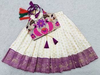 Baby Girl's Ringani Readymade Lehenga Choli For Kids 1
