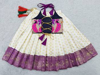 Baby Girl's Ringani Readymade Lehenga Choli For Kids 2
