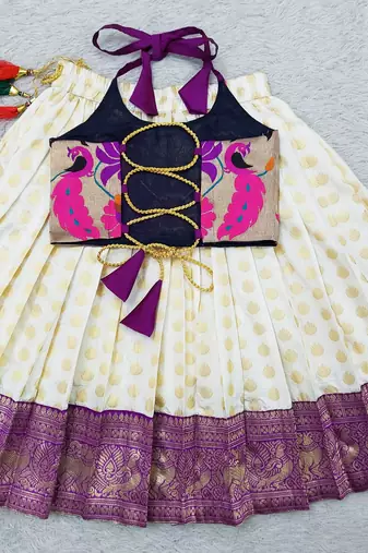 Baby Girl's Ringani Readymade Lehenga Choli For Kids