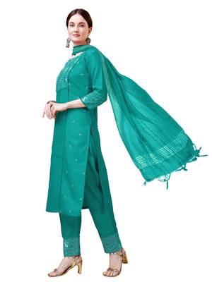 Rama Color Cotton Blend Kurta Set 3