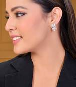 Silver plated  stud earrings for women