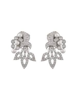 Silver plated  stud earrings for women 3