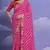 Rani Pink Multi Dhaga Coding Sequin Georgette Saree with Blouse
