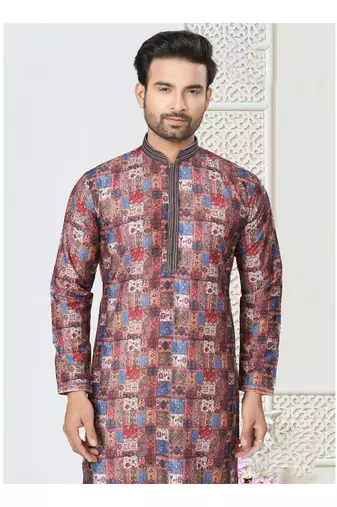 Outluk wedding collection 1 cotton kurta pajama for men