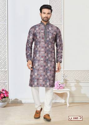 Outluk wedding collection 1 cotton kurta pajama for men 1