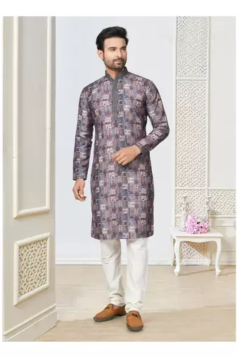Outluk wedding collection 1 cotton kurta pajama for men
