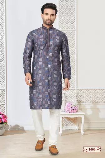 Outluk wedding collection 1 cotton kurta pajama for men