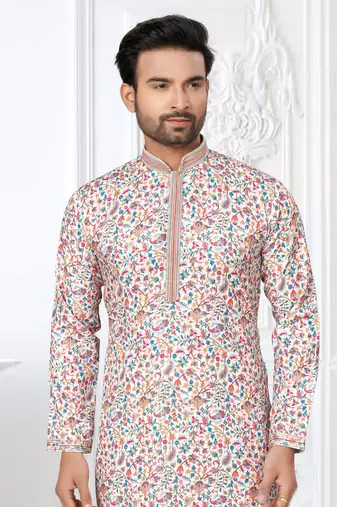 Outluk wedding collection vol 3 cotton kurta pajama for men