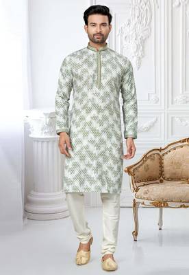 Outluk wedding collection vol 4 cotton kurta pajama for men 2