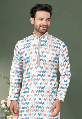 Outluk wedding collection vol 4 cotton kurta pajama for men 2
