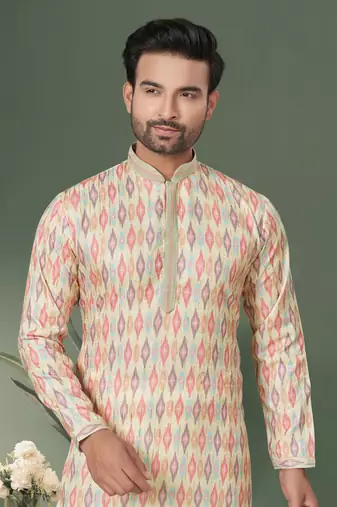 Outluk wedding collection vol 4 cotton kurta pajama for men