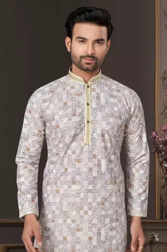 wedding collection vol 7 pintex lucknowi cotton kurta pajama for men