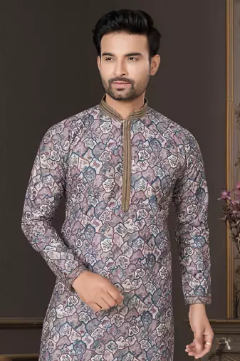 Outluk wedding collection vol 7 pintex lucknowi cotton kurta pajama for men