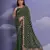 Green Multi Dhaga Coding Sequin Georgette Saree with Blouse