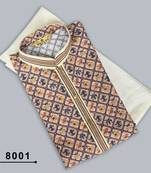 Outluk wedding lucknowi vol 8 cotton pintex lucknowi kurta pajama for men