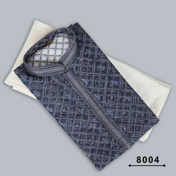 Outluk wedding lucknowi vol 8 cotton pintex lucknowi kurta pajama for men 2