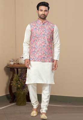 Outluk wedding collection vol 9 cotton modi jacket kurta pajama for men 1