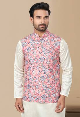 Outluk wedding collection vol 9 cotton modi jacket kurta pajama for men 2