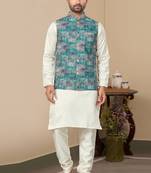 Outluk wedding collection vol 9 cotton modi jacket kurta pajama for men