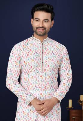 Outluk wedding collection vol 11 cotton kurta pajama for men 2