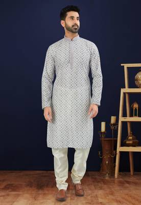 Outluk wedding collection vol 11 cotton kurta pajama for men 1