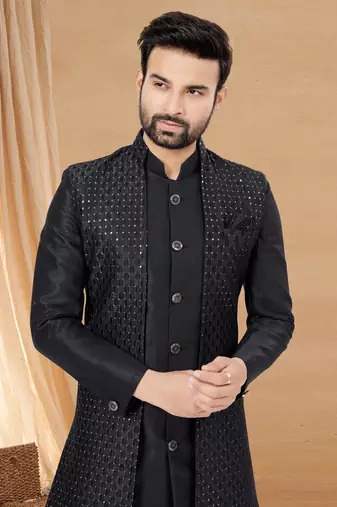 Outluk vol 126 art silk indo western for men