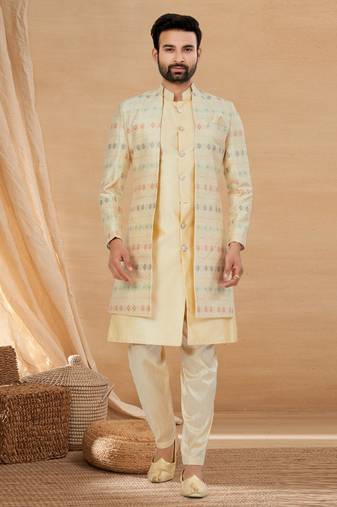 Outluk vol 126 art silk indo western for men