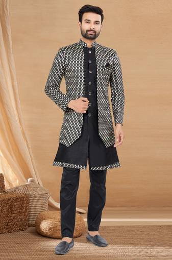 Outluk vol 126 art silk indo western for men
