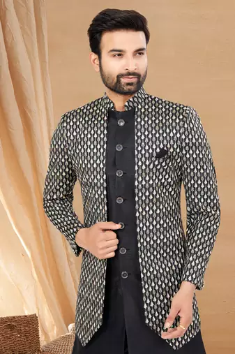 Outluk vol 126 art silk indo western for men