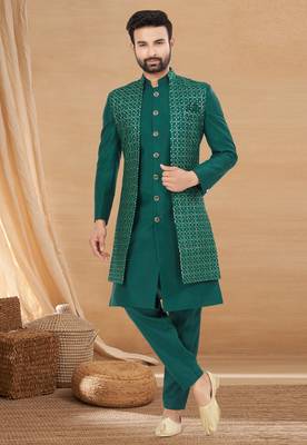 Outluk vol 126 art silk indo western for men 1
