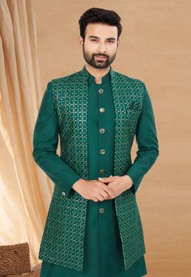 Outluk vol 126 art silk indo western for men 2