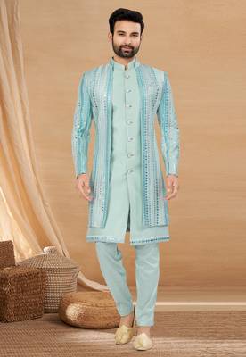 Outluk vol 126 art silk indo western for men 1