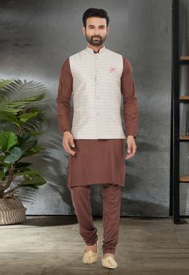 Outlook vol 127 cotton modi jacket kurta pajama for men 1