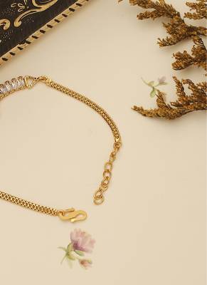 Floral-Shaped Gold Plated Bracelet 3