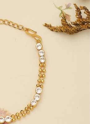 White Gold Plated Bracelet for Wedding 4