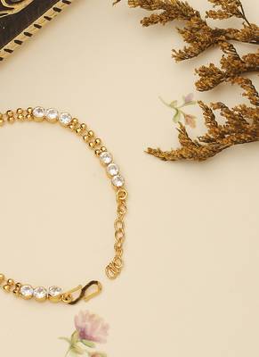 White Gold Plated Bracelet for Wedding 5