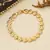 Floral Majesty Gold Plated Bracelet