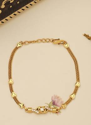White Gold Plated Bracelet 1