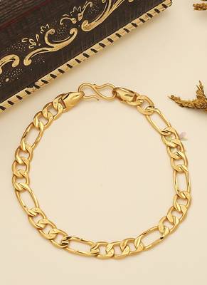 Men's Gold Plated Chain Bracelet 1