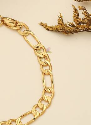 Men's Gold Plated Chain Bracelet 2