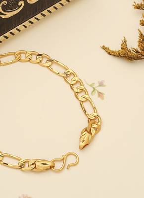 Men's Gold Plated Chain Bracelet 3