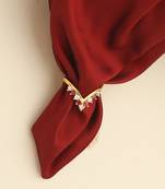 Pink White Gold Plated Vanki Ring