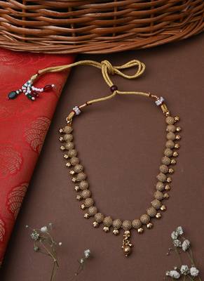 Gold-Plated Necklace Set with Earrings 5