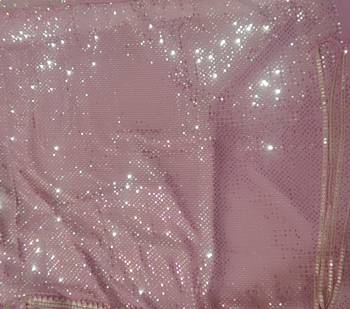 Light-Pink Georgette Lehenga Choli With Silver Sequin Embroidery 6