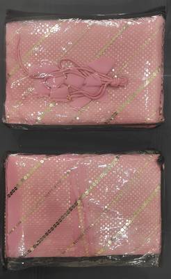 Light-Pink Georgette Lehenga Choli With Silver Sequin Embroidery 11
