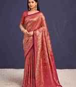 Sheela 22 Faux Banarasi Silk Zari Weaving Silk Saree