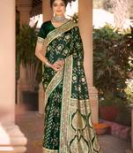 Tana Bana Satan Silk Zari Weaving Silk Blend Saree
